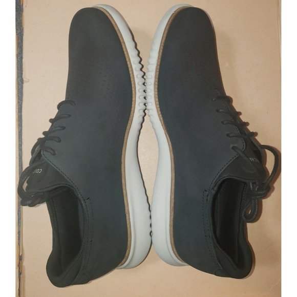 Cole Haan Grand Wingtip Oxford Nubuck C23807 Dark Gray Shoes Men\'s Size 10.5 New main image 6